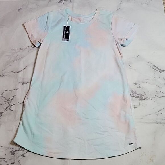 The Southern Shirt Co Watercolor T-Shirt Dress - Picture 1 of 3